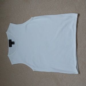 Classiques Entier White Tank Top, Size Small